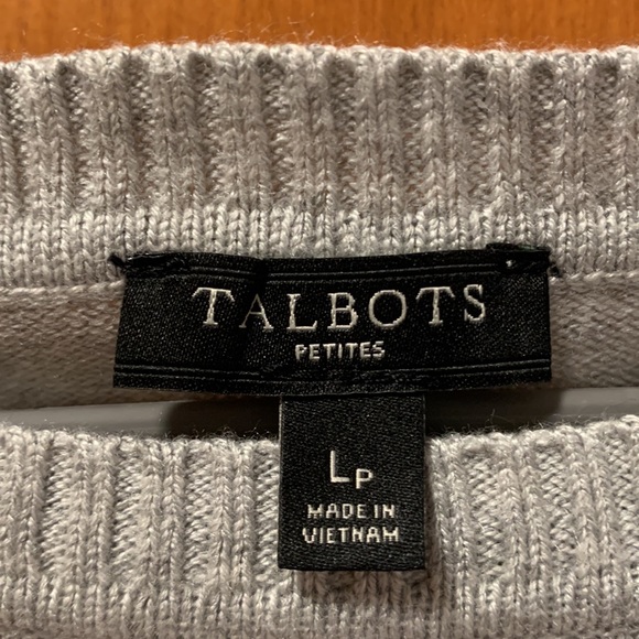Talbots Petites MULTI-STRIPE SIDE-BUTTON
SWEATER  Size Large p - Picture 3 of 8